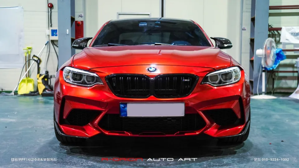 BMW M2のカーラッピング事例｜費用目安・仕上がり 施工写真 2-1