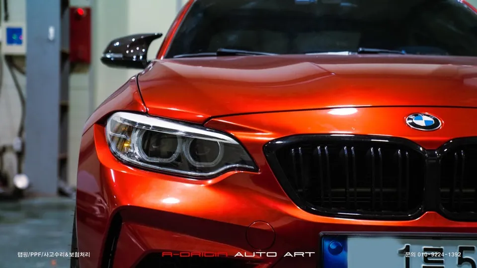 BMW M2のカーラッピング事例｜費用目安・仕上がり 施工写真 3-1