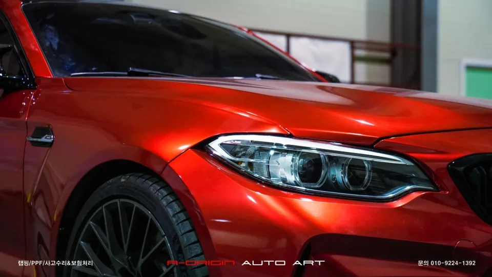 BMW M2のカーラッピング事例｜費用目安・仕上がり 施工写真 2-2