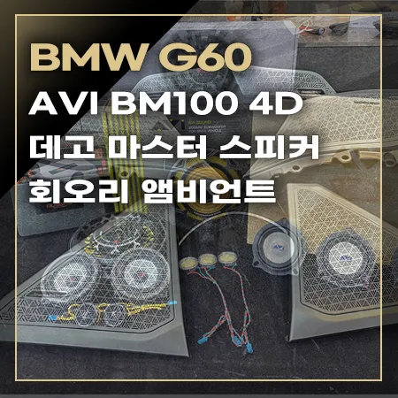 BMW 5 Series G60 ambient lighting installation result