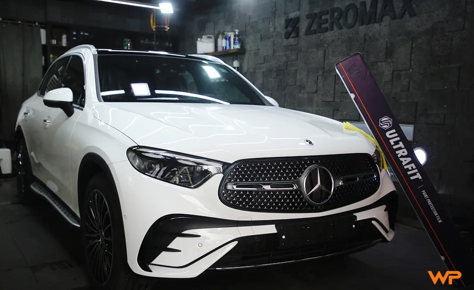 Mercedes-Benz GLC 300 PPF施工事例:韓国での実例紹介 施工写真 2-1