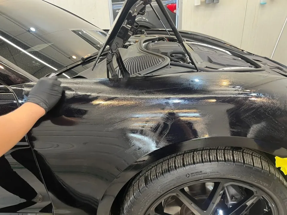 Porsche Panamera PPF施工事例|費用目安と仕上がり 施工写真 3-2