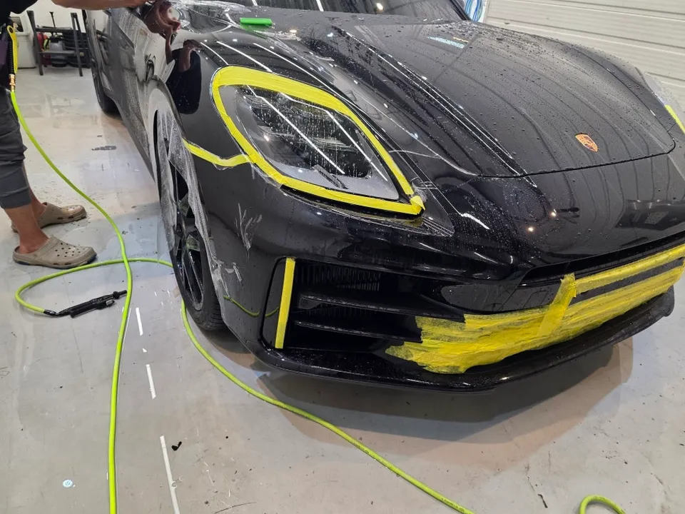 Porsche Panamera PPF施工事例|費用目安と仕上がり 施工写真 3-3