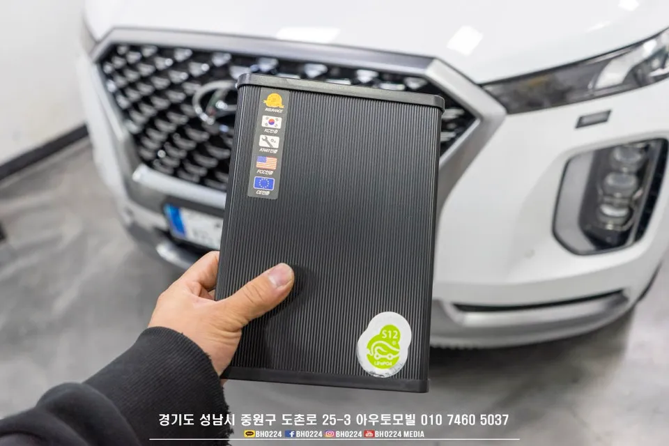 Hyundai Palisadeのドラレコ取付事例|費用目安・仕上がり 施工写真 2-1