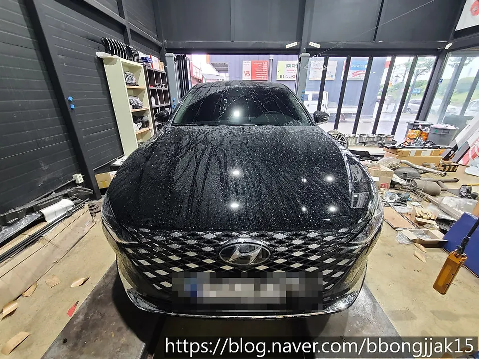 Hyundai Azera soundproofing installation result