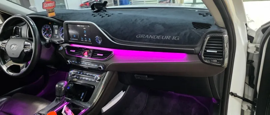Hyundai Grandeur IG ambient lighting - Hyundai Grandeur IG Ambient Lighting Review: Cost & Results photo 4