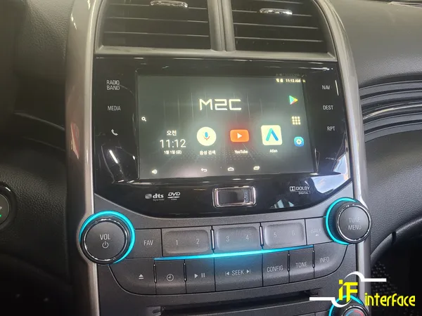 Chevrolet MalibuのAndroid Auto・CarPlay取付事例 写真