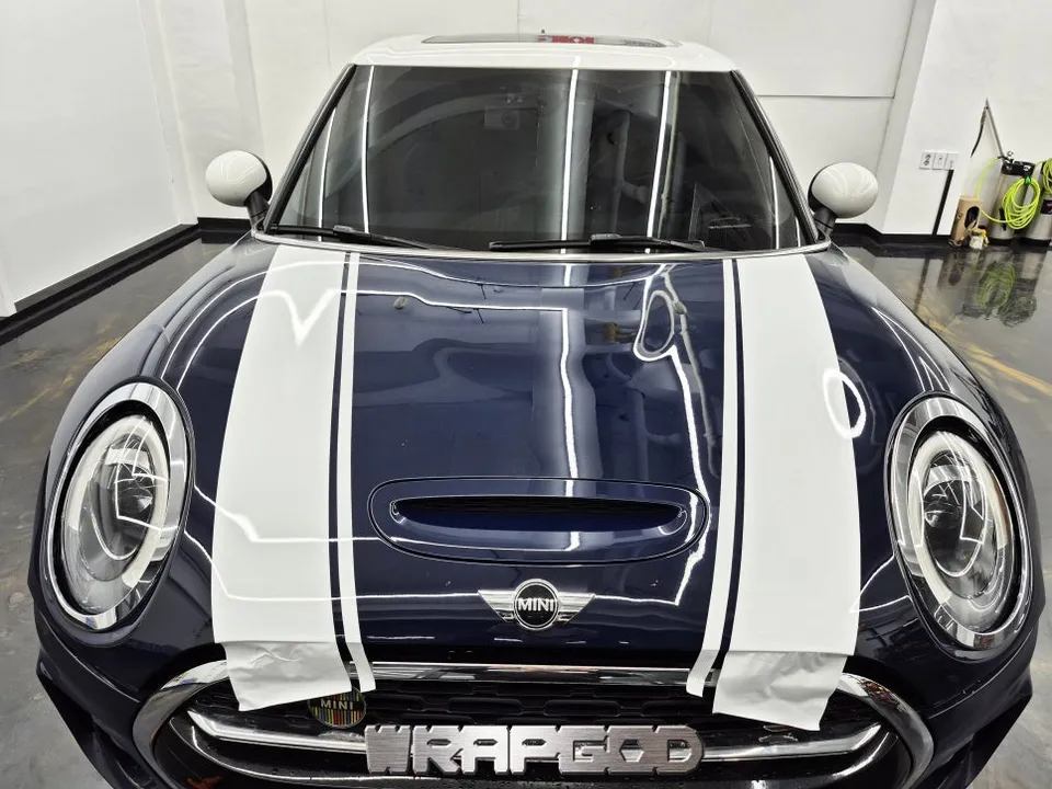 MINI Clubmanのカーラッピング事例|費用目安・仕上がり 施工写真 2-2