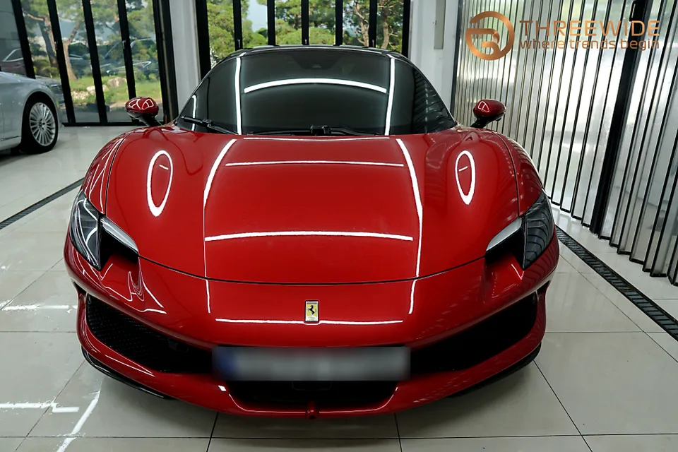 Ferrari 296 GTS PPF施工事例|費用目安と仕上がり 施工写真 3-1