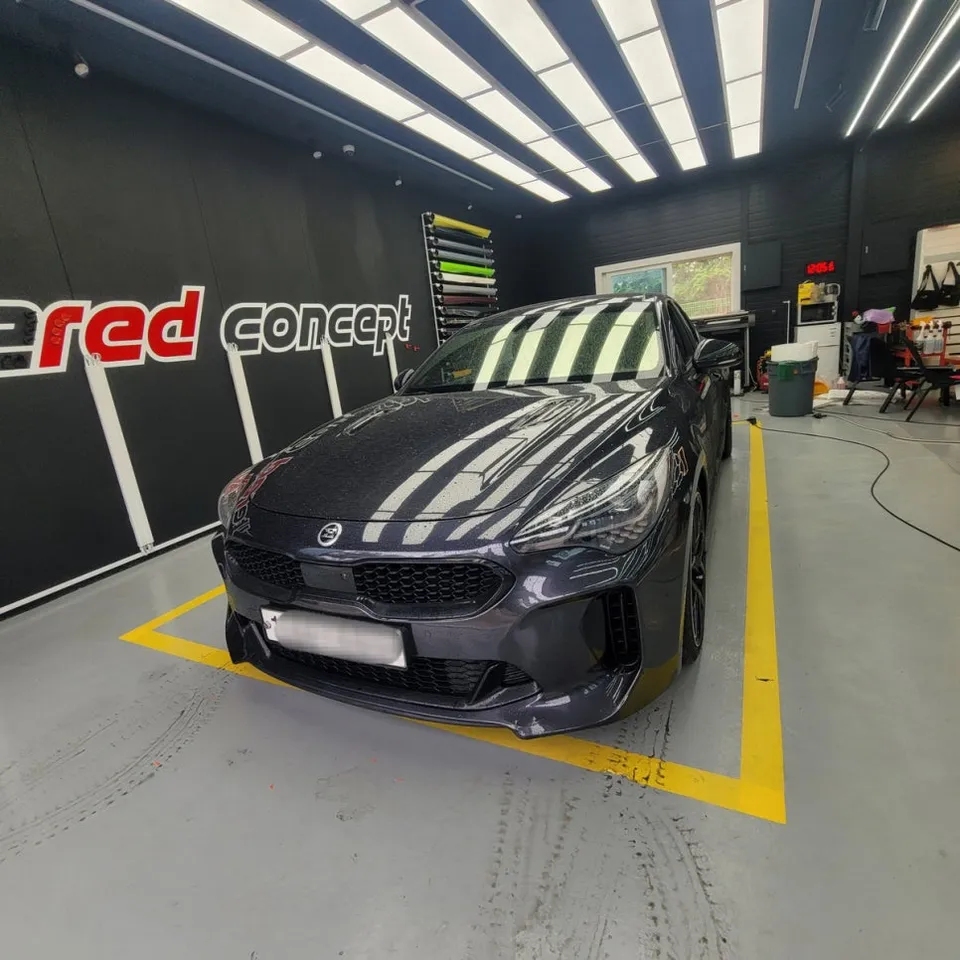 Kia Stinger Window Trim Blackout Vinyl Wrap Review