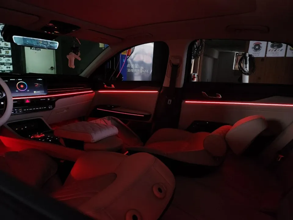 Kia K5 DL3 F/L ambient lighting - Kia K5 Ambient Lighting Review: Enhanced Interior LEDs photo 4