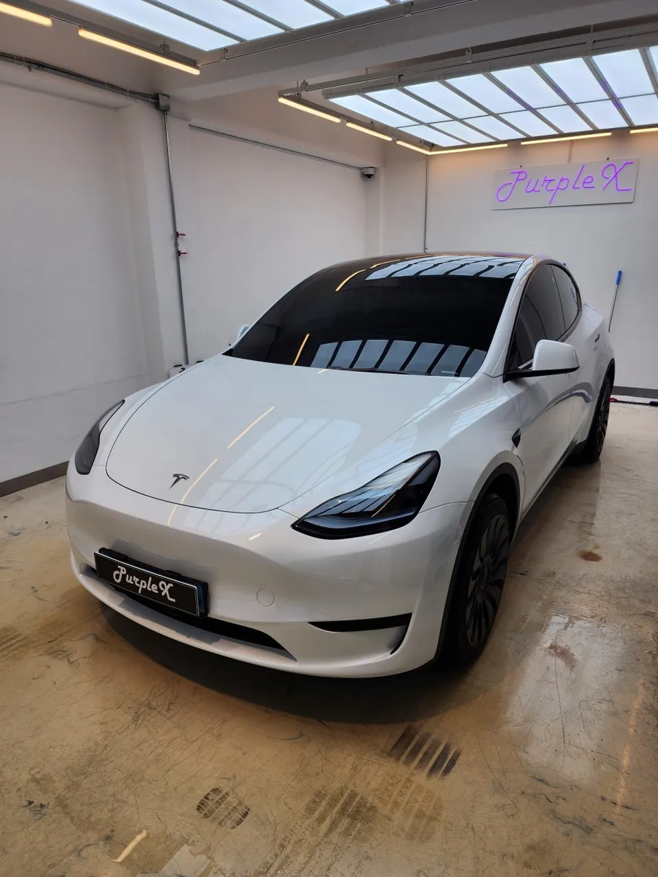 Tesla Model YのPPF施工事例|費用目安と仕上がり 施工写真 2-1