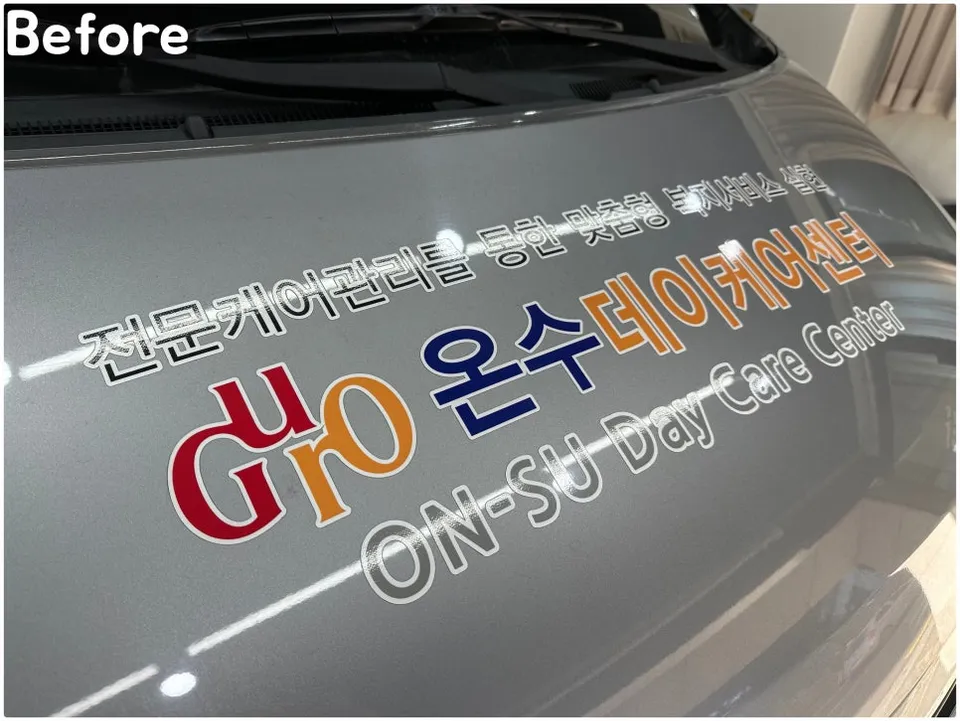 Hyundai Starexのカーラッピング事例 施工写真 3-1