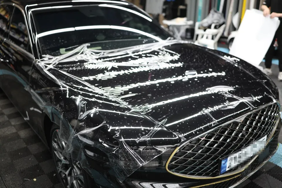 Genesis G90 PPF施工事例｜韓国での実例紹介 施工写真 2-2