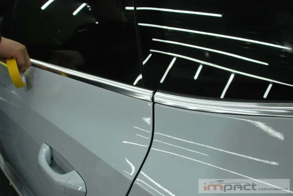 Audi A7 カーラッピング事例|ブラックパック&カボン 施工写真 1-2