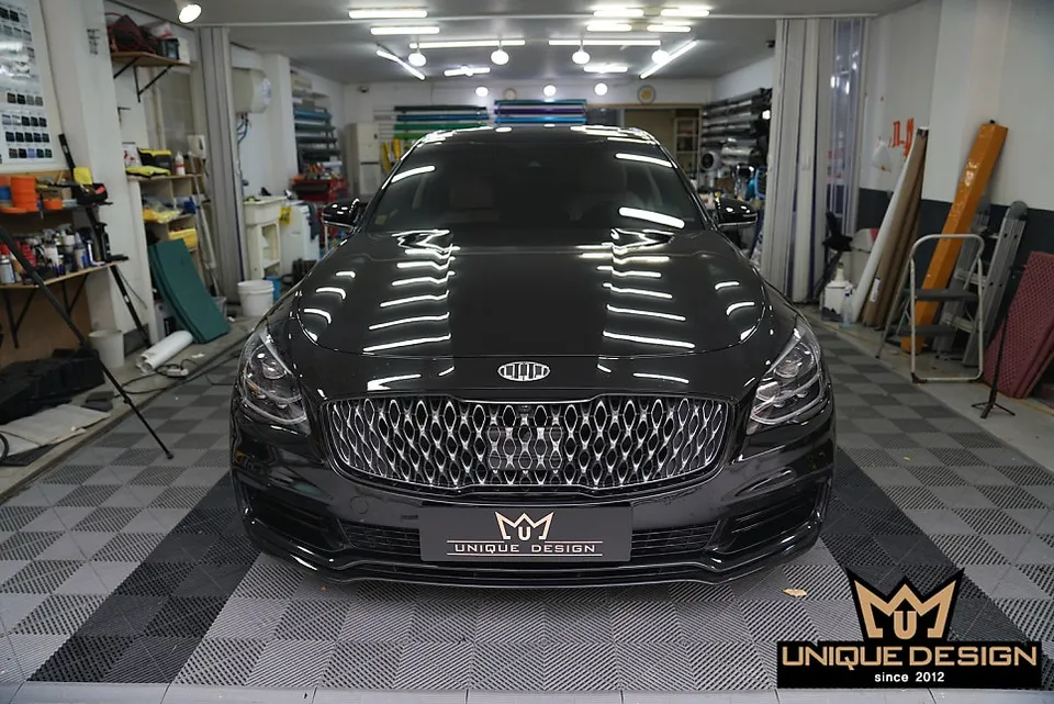 Kia K900のガラスコーティング事例|費用目安・仕上がり 施工写真 1-1