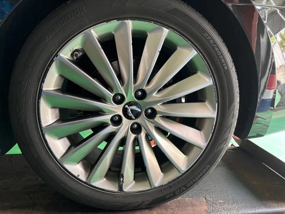Hyundai Equus wheel repair - Hyundai Equus Wheel Repair & Painting Review photo 4