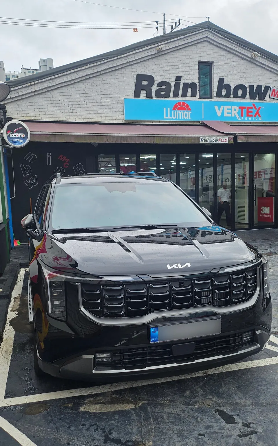 Kia Carnivalのカーフィルム施工事例｜断熱・UVカット効果 施工写真 2-2