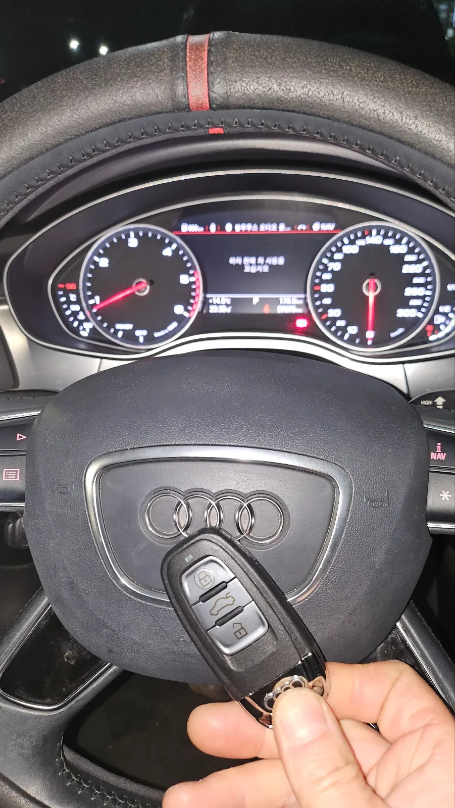 Audi A6 oem options installation result