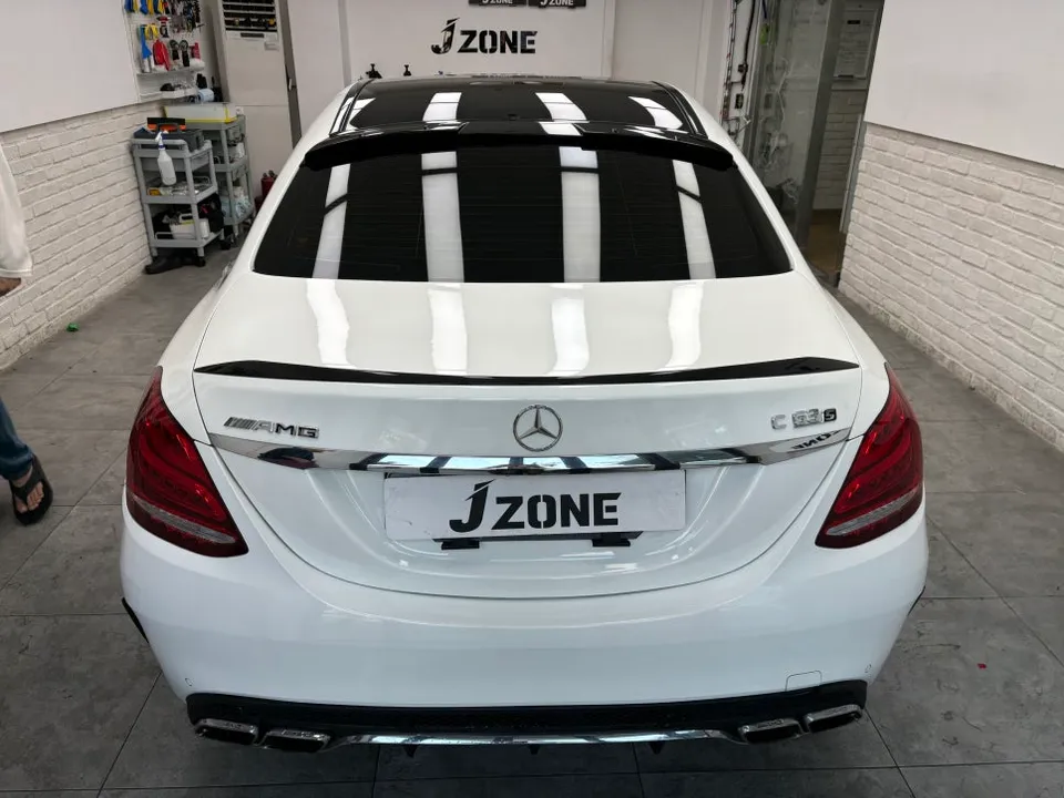 Mercedes-Benz C63 AMG PPF施工事例|韓国での実例 施工写真 2-1