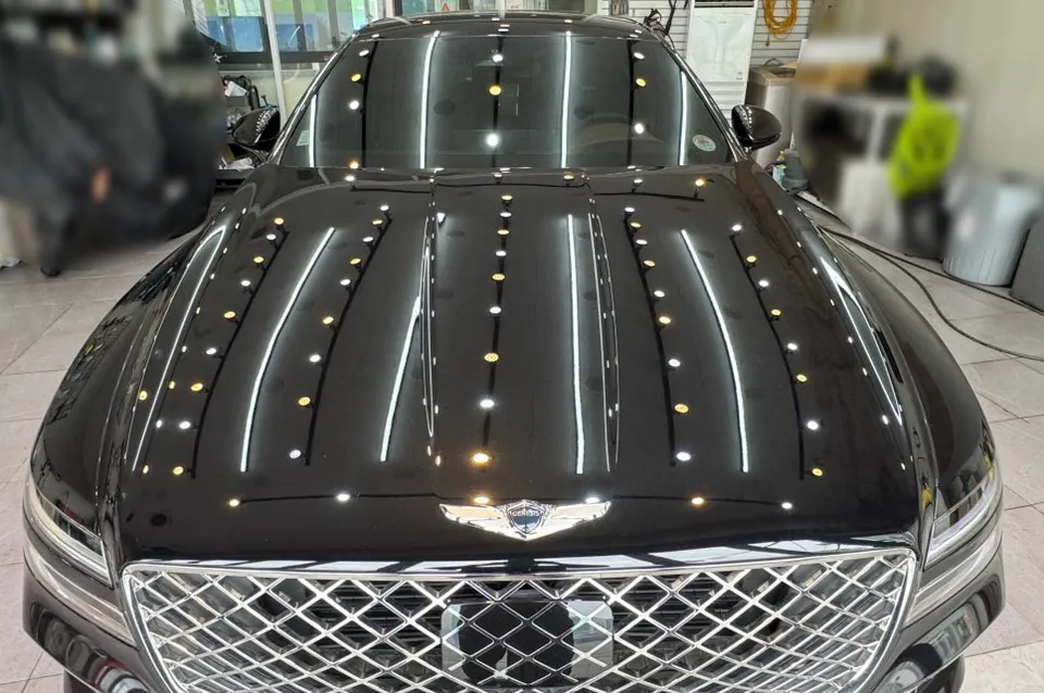 Genesis G80 paint correction installation result