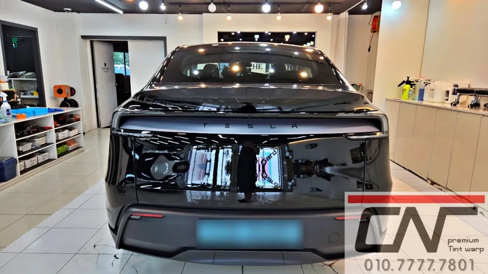 Tesla Model Y window tinting - Tesla Model Y Window Tinting Review — Ceramic Bond photo 5
