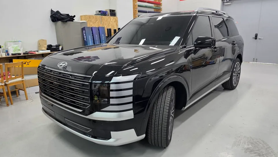 Hyundai Palisadeのカーフィルム施工事例｜費用目安・仕上がり 施工写真 1-1
