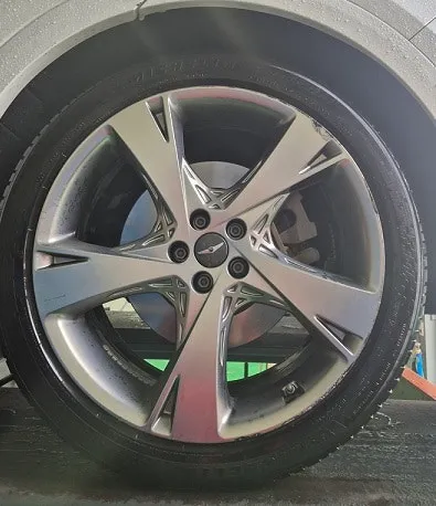 Genesis GV80 wheel repair - Genesis GV80 Wheel Repair & Refinishing Review — Like New Silver photo 5