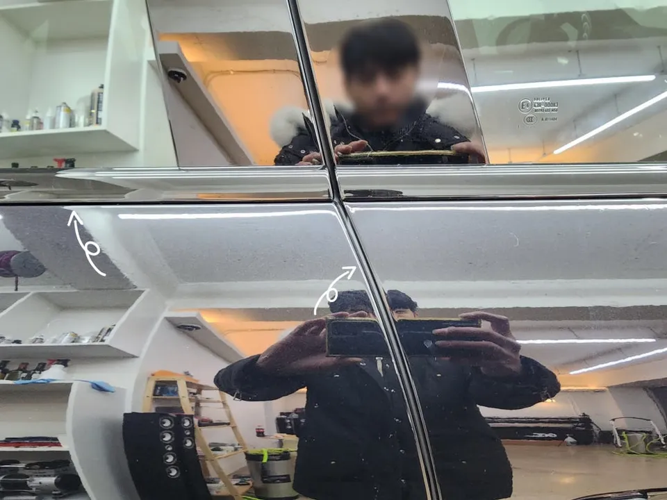Porsche CayenneのPPF施工事例 施工写真 5
