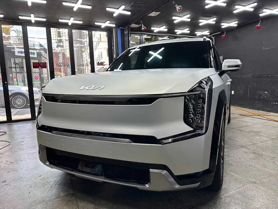 Kia EV9 Vinyl Wrap Review: Matte Ivory Silver Cost & Results After