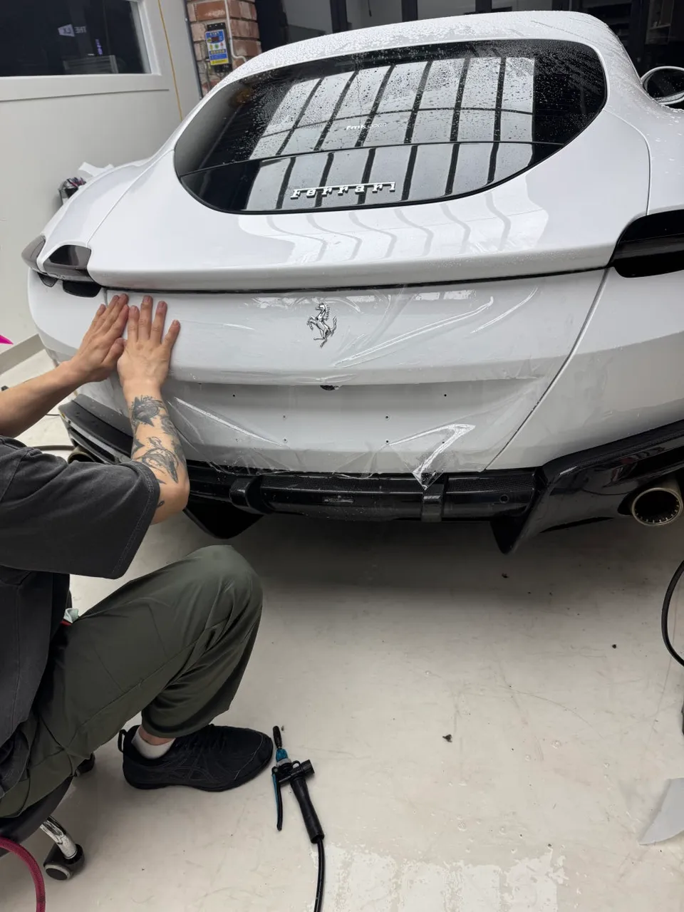 Ferrari RomaのPPF施工事例 施工写真 3