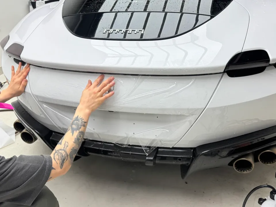 Ferrari RomaのPPF施工事例 施工写真 4