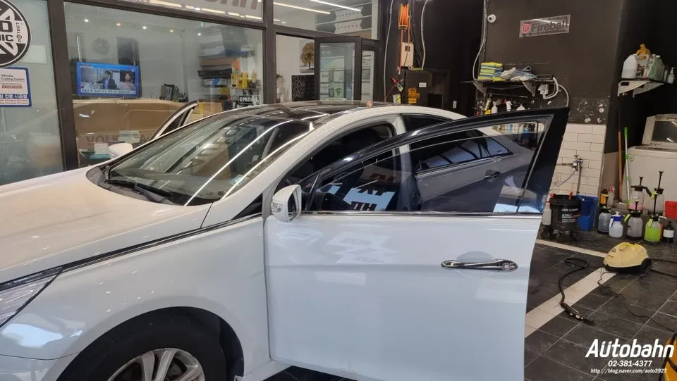 Hyundai Sonataのカーフィルム施工事例｜費用目安と仕上がり 施工写真 1-1
