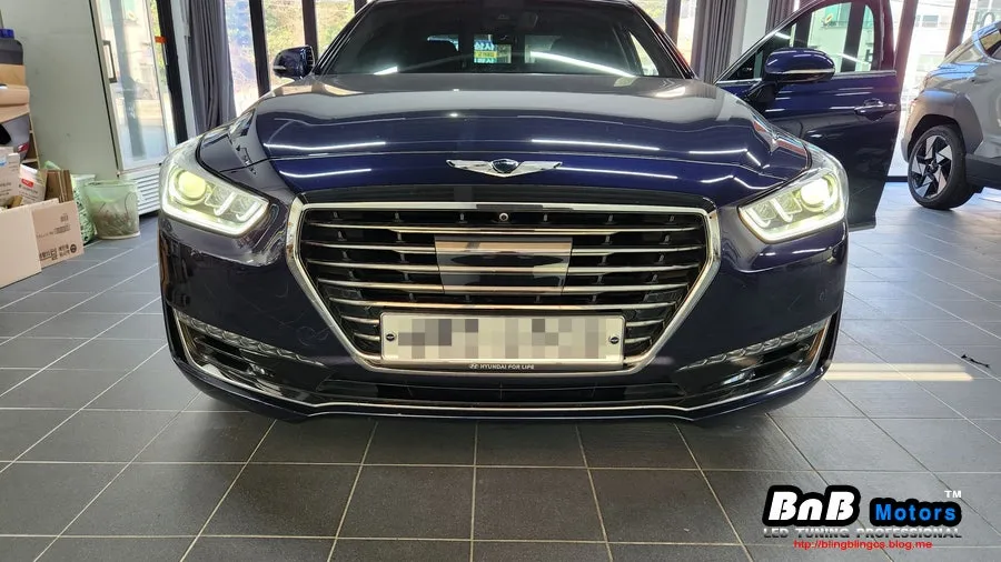 Genesis EQ900 lighting upgrade - Genesis EQ900 Daytime Running Light Dimming Upgrade Review photo 3