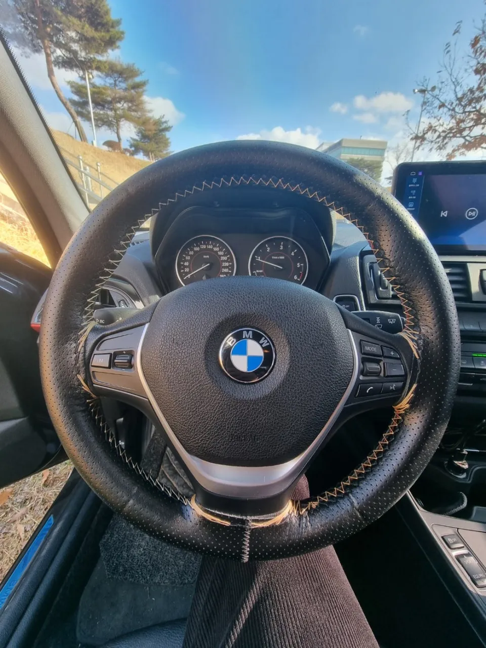 BMW 118d steering wheel - BMW 118d M Steering Wheel Customization Review photo 3
