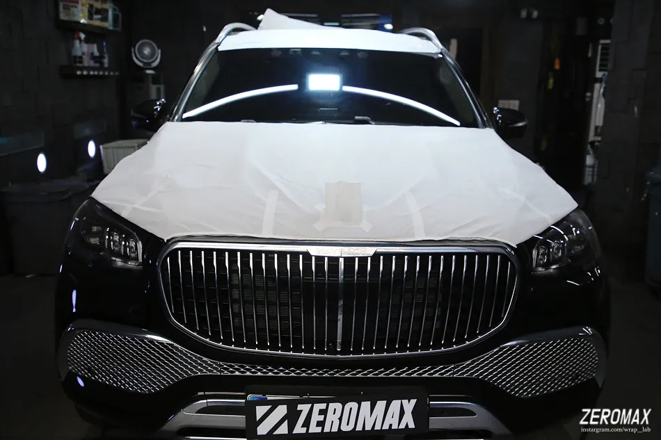 Mercedes-Benz Maybachのカーラッピング事例|費用目安・仕上がり 施工写真 3-3