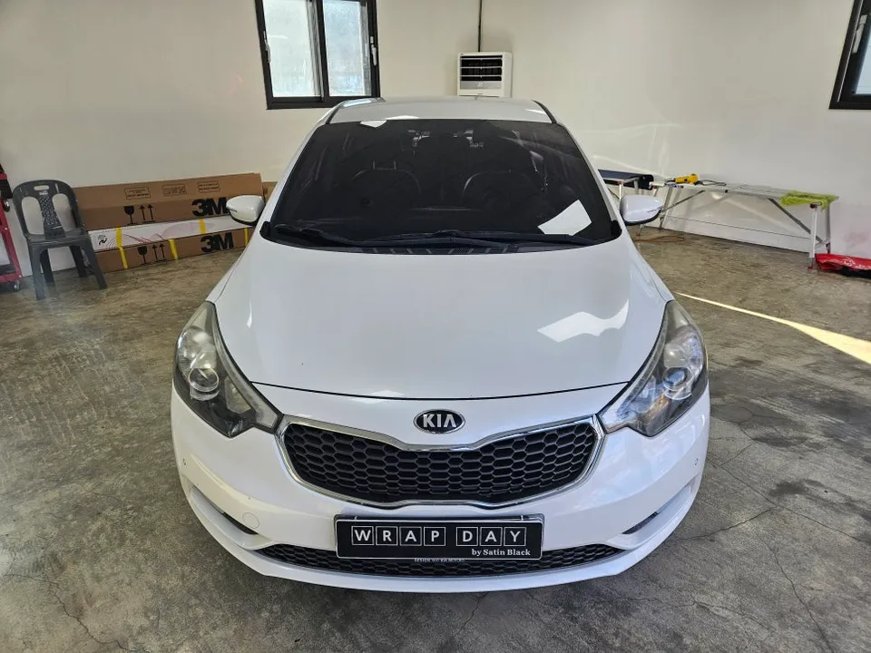 Kia K3 Vinyl Wrap Review: Satin Black Two-Tone Finish