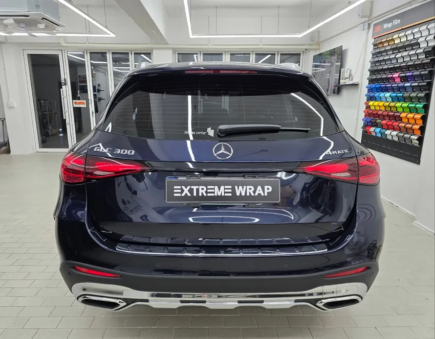 Mercedes-Benz GLC vinyl wrap - Mercedes-Benz GLC Vinyl Wrap Review: Charcoal Grey Transformation photo 3