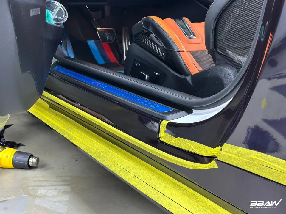 BMW M4 G82のカーラッピング事例｜費用目安・仕上がり 施工写真 1-3