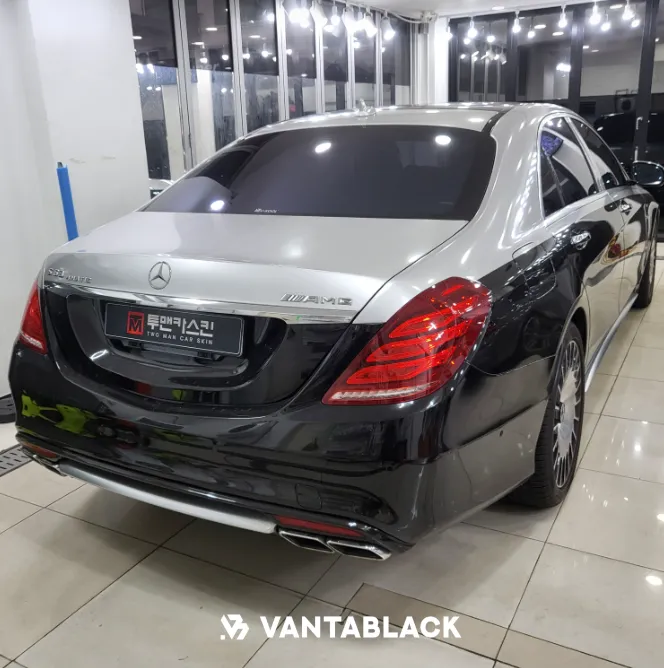 メルセデス・ベンツ S63 AMGのカーラッピング事例｜費用目安・仕上がり 施工写真 3-1