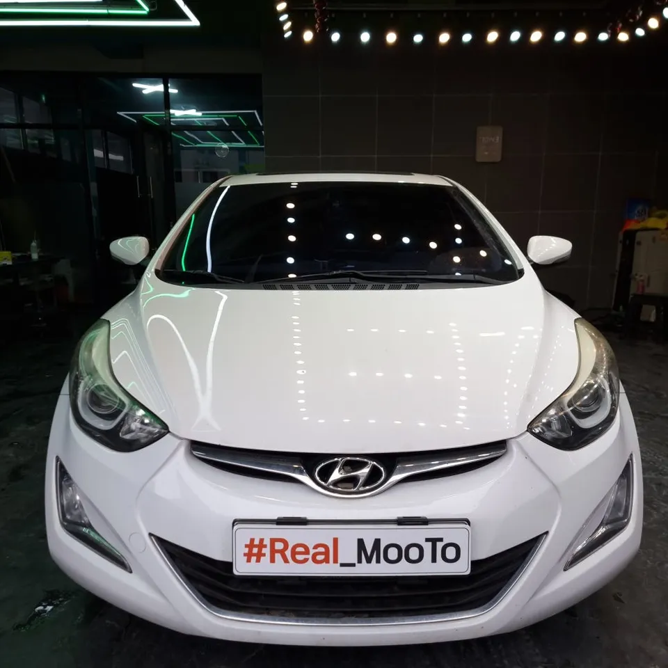 Hyundai Elantra MD paint correction installation result