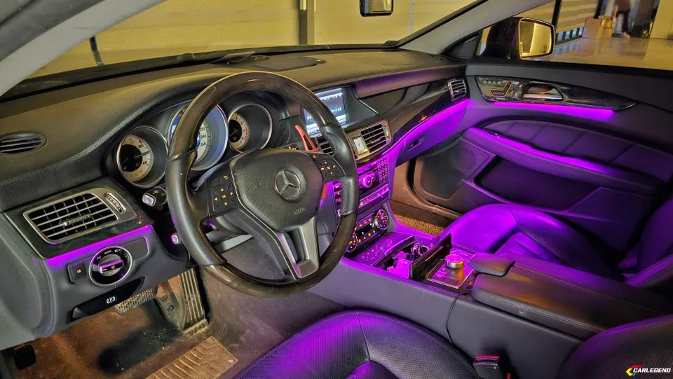 Mercedes-Benz CLS W218 ambient lighting - Mercedes-Benz CLS Ambient Lighting Upgrade Review photo 5