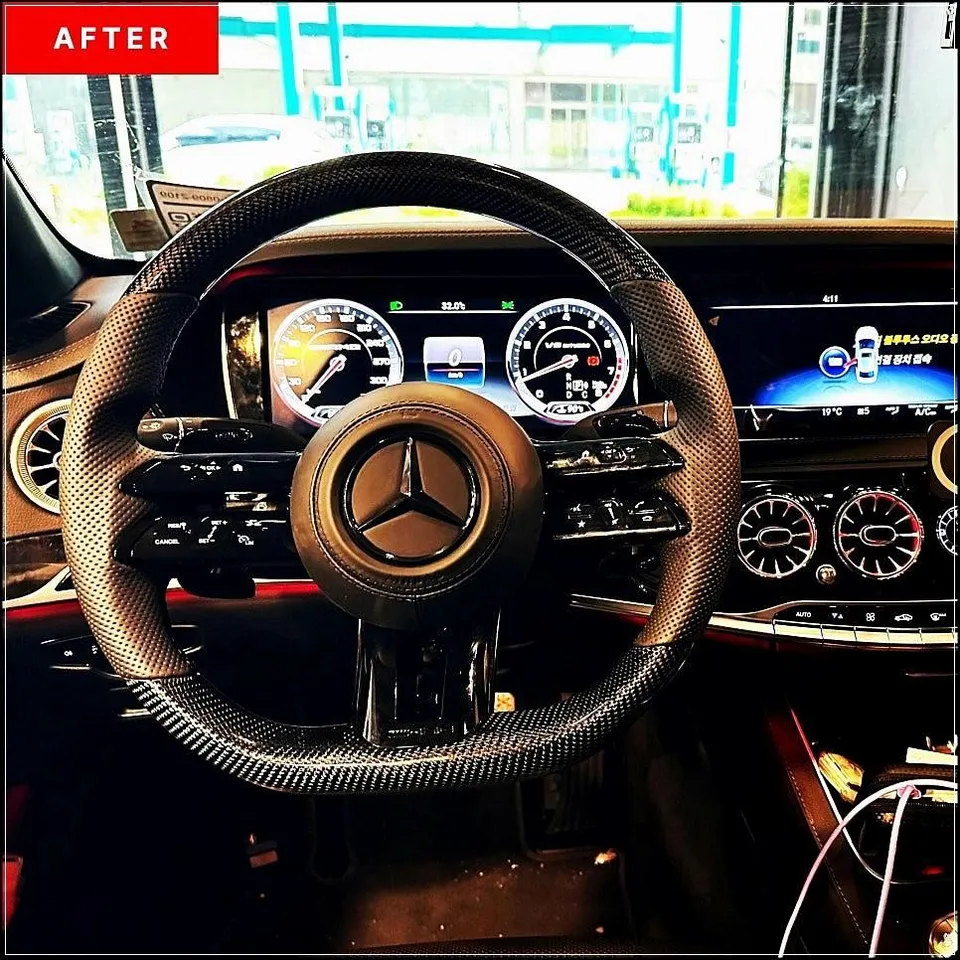 Mercedes-Benz S-Class W222 steering wheel - Mercedes-Benz S-Class W222 Steering Wheel Customization Review photo 4