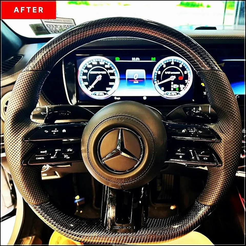 Mercedes-Benz S-Class W222 steering wheel - Mercedes-Benz S-Class W222 Steering Wheel Customization Review photo 6