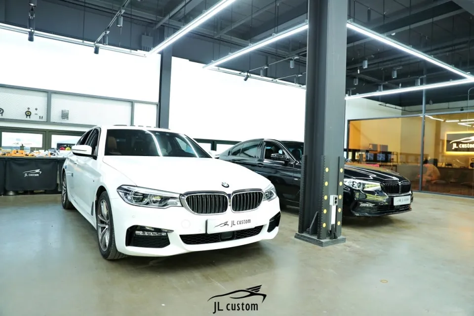 BMW 5 Series seat ventilation installation result