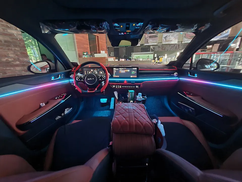 Kia K5 DL3 ambient lighting - Kia K5 DL3 Ambient Lighting Review: Cost & Results photo 3