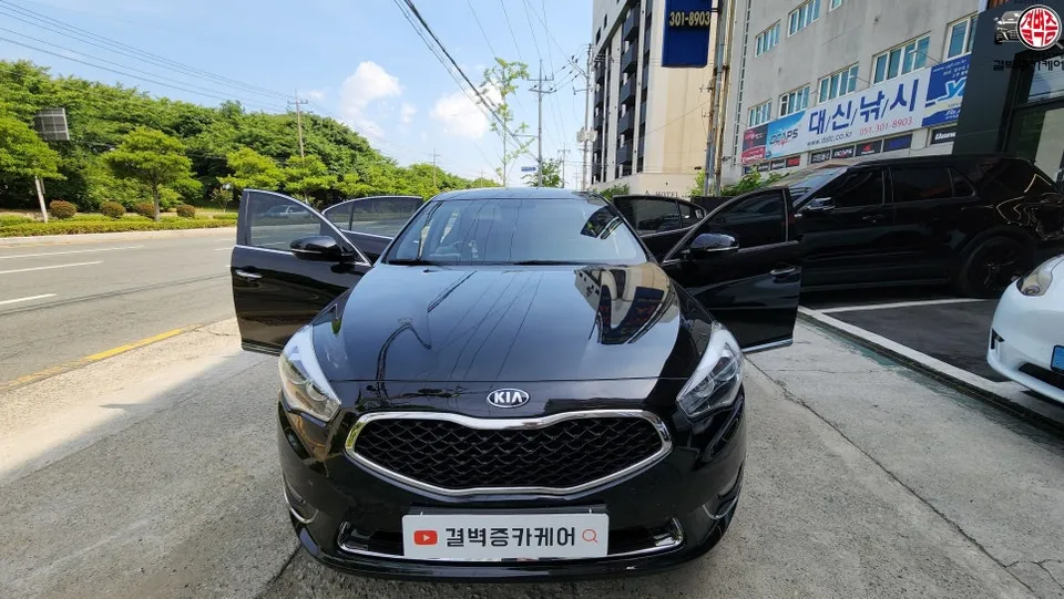 Kia K7 YG seat ventilation installation result