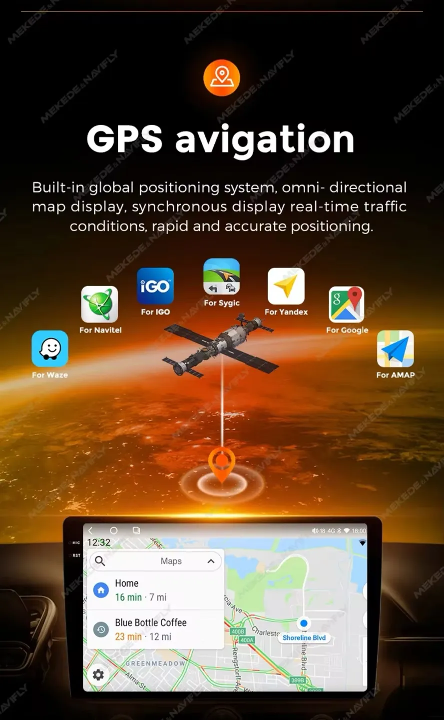 Chevrolet CaptivaのAndroid Auto・CarPlay取付事例 施工写真 1-2