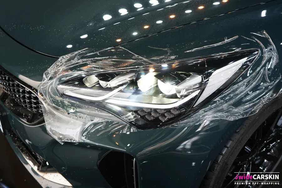 Kia Stinger PPF施工事例|費用目安と仕上がり 施工写真 2-3