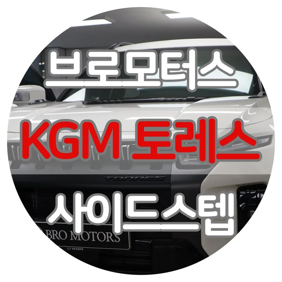 KG Mobility Torres body kit installation result